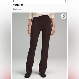 Lululemon Smooth Fit Pull-On High-Rise Pant
Regular